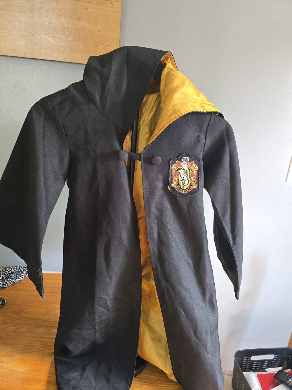 Hufflepuff Hooded Kids Robe